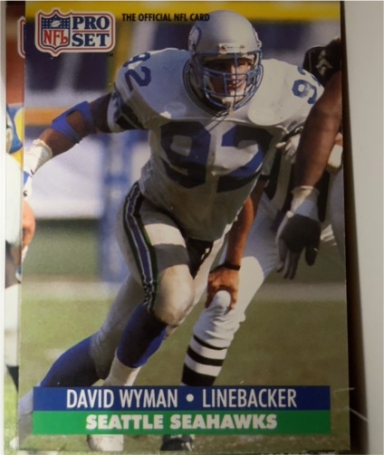1991 Pro Set #305 David Wyman — front