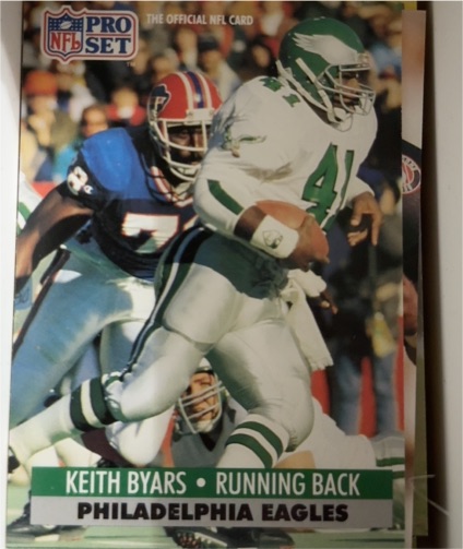 1991 Pro Set #255 Keith Byars — front