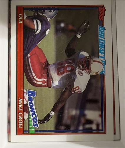 1991 Topps #545 Mike Croel — front
