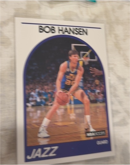 1989-90 NBA Hoops #27 Bob Hansen — front