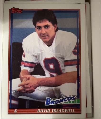 1991 Topps #566 David Treadwell — front