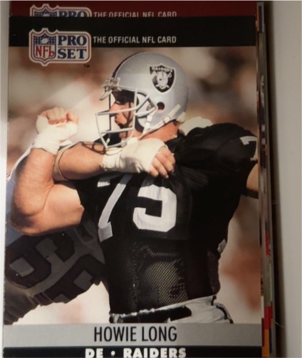 1990 Pro Set #545 Howie Long — front