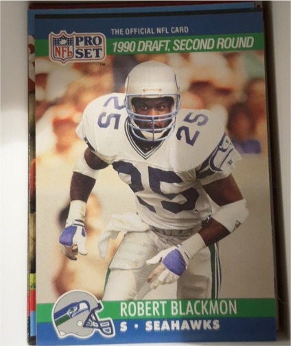 1990 Pro Set #703 Robert Blackmon — front