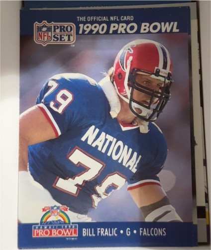 1990 Pro Set #389 Bill Fralic — front