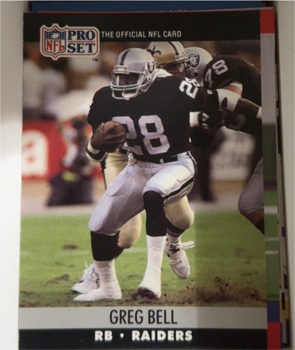 1990 Pro Set #539 Greg Bell — front