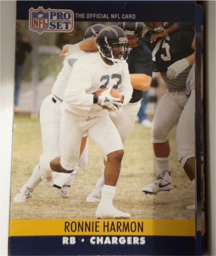 1990 Pro Set #629 Ronnie Harmon — front