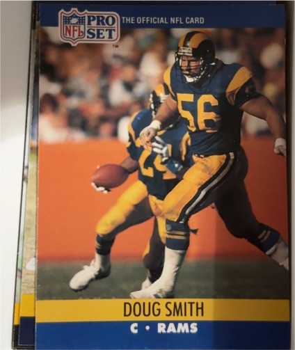 1990 Pro Set #554 Doug Smith — front