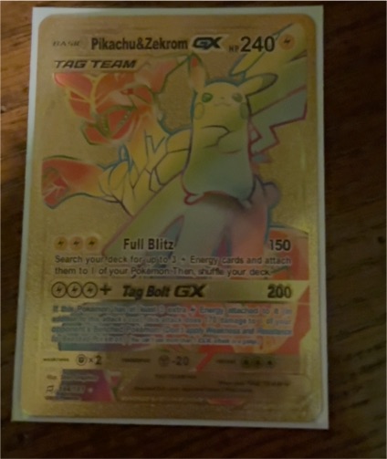 2018 Pokémon TCG SM12a #184 Pikachu & Zekrom GX — front