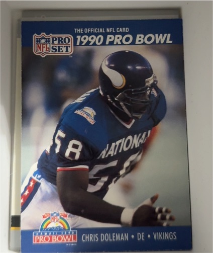 1990 Pro Set #387 Chris Doleman — front