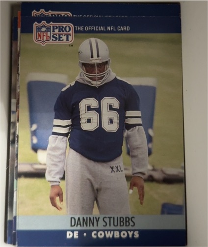 1990 Pro Set #483 Danny Stubbs — front