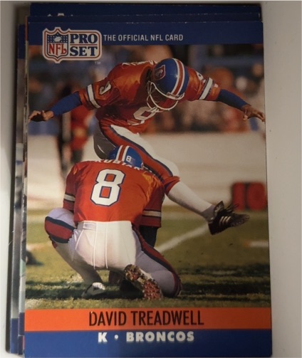 1990 Pro Set #492 David Treadwell — front