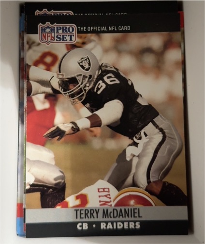 1991 Pro Set #36 Terry McDaniel — front