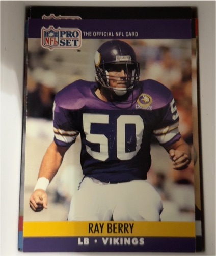 1990 Pro Set #566 Ray Berry — front