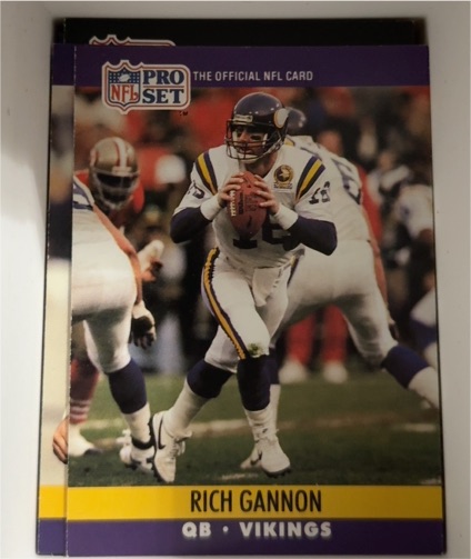 1990 Pro Set #568 Rich Gannon — front