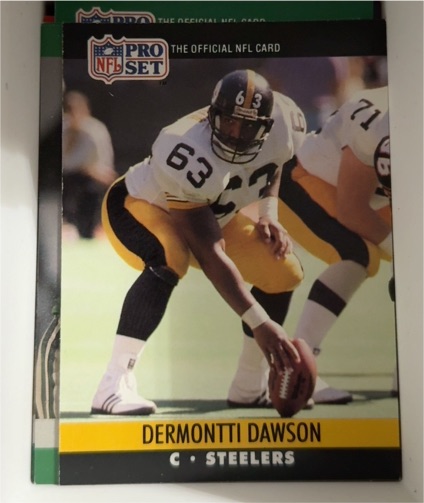 1990 Pro Set #621 Dermontti Dawson — front
