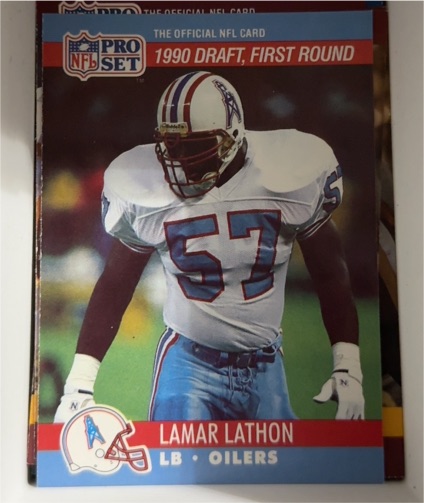 1990 Pro Set #683 Lamar Lathon — front