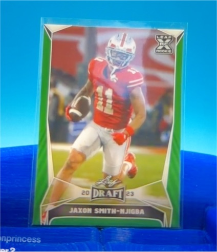 2023 Leaf Draft #55 Jaxon Smith-Njigba — front