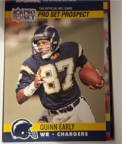 1990 Pro Set #749 Quinn Early — front