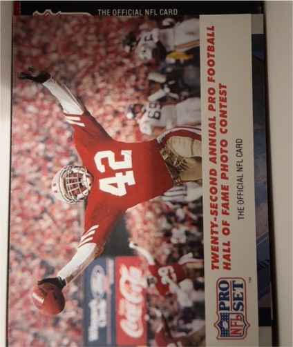 1990 Pro Set #793 Ronnie Lott — front