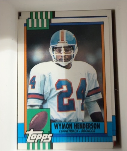 1990 Topps #43 Wymon Henderson — front