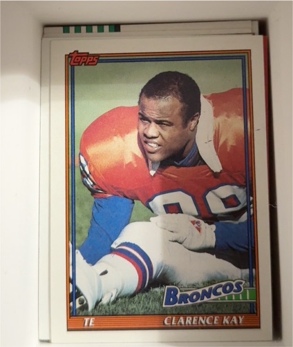 1991 Topps #558 Clarence Kay — front