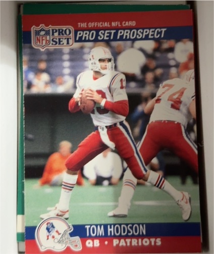 1990 Pro Set #739 Tom Hodson — front