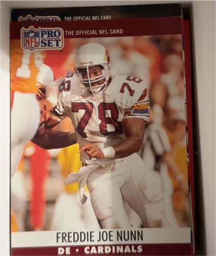 1991 Pro Set #78 Freddie Joe Nunn — front