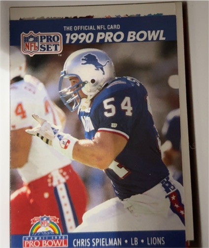 1990 Pro Set Pro Bowl #419 Chris Spielman — front