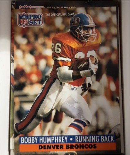 1991 Pro Set #140 Bobby Humphrey — front