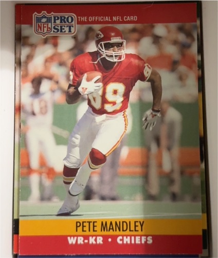 1990 Pro Set #530 Pete Mandley — front