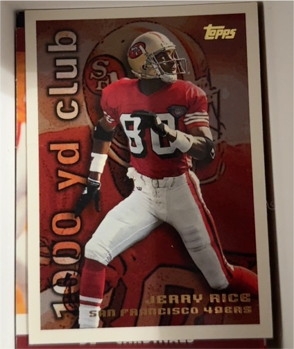 1995 Topps #3 Jerry Rice — front