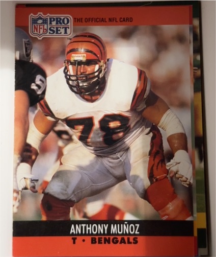 1990 Pro Set #467 Anthony Muñoz — front