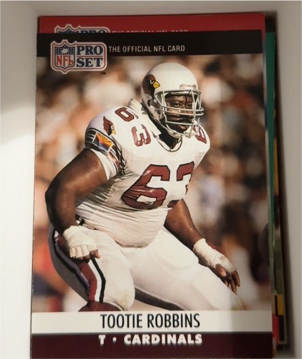 1990 Pro Set #618 Tootie Robbins — front