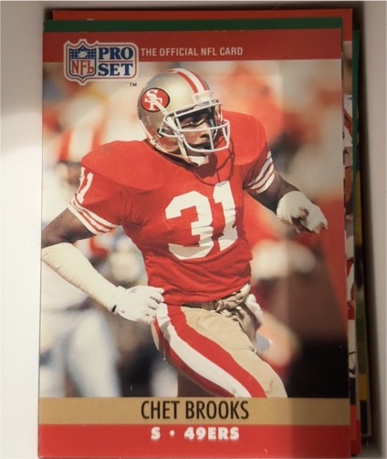 1990 Pro Set #636 Chet Brooks — front