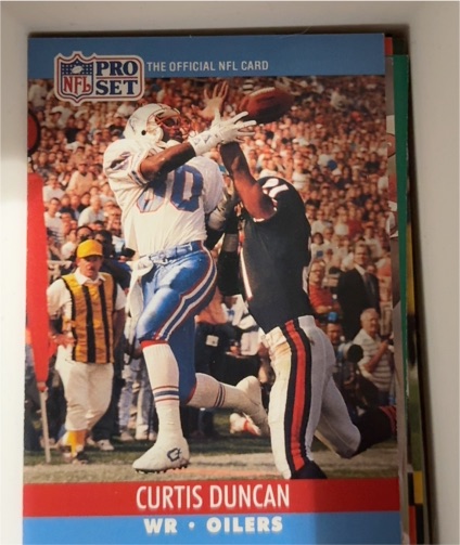 1990 Pro Set #509 Curtis Duncan — front
