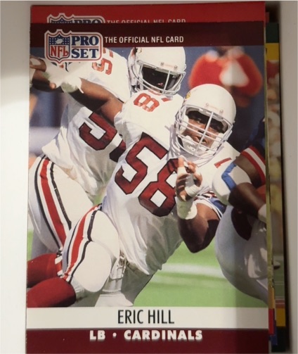 1990 Pro Set #615 Eric Hill — front
