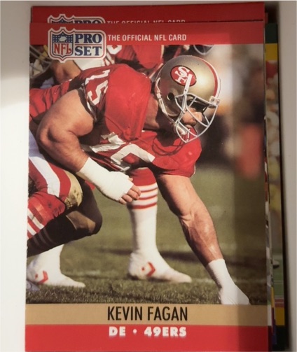 1990 Pro Set #638 Kevin Fagan — front