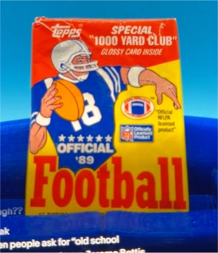 1989 Topps Football Wax Pack Special 1000 Yard Club — front