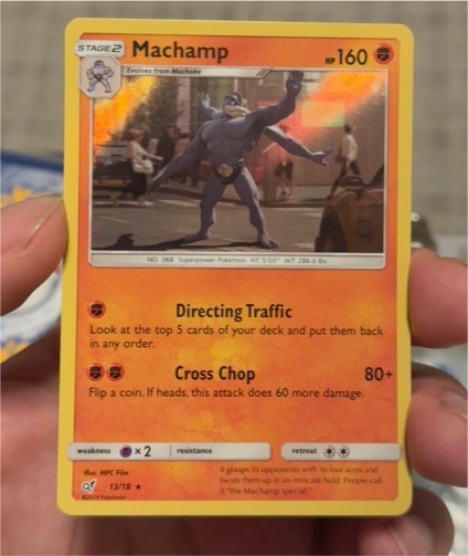 2019 Pokemon Detective Pikachu #13 Machamp — front