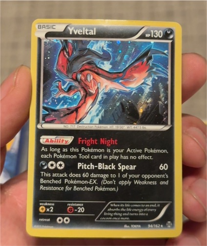 2015 Pokémon XY Breakthrough #94 Yveltal — front