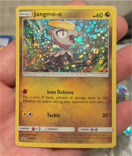 2017 Pokémon Sun & Moon Black Star Promo #SM40 Jangmo-o — front