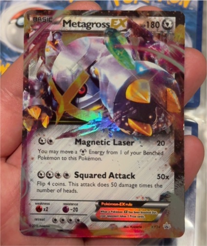 2016 Pokémon TCG XY #XY34 Metagross EX — front