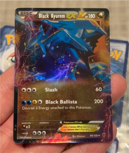 2012 Pokémon Plasma Storm #95 Black Kyurem EX — front