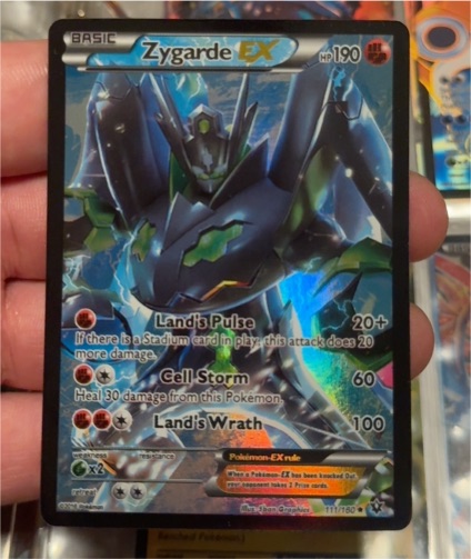 Pokemon TCG Zygarde EX #111/160 — front