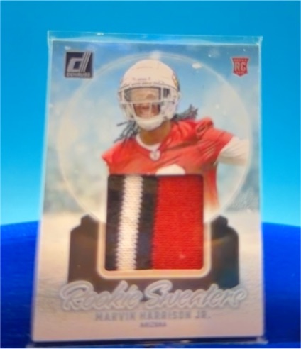2024 Panini Donruss Rookie Holiday Sweaters #RHS-MHJ Marvin Harrison Jr. — front