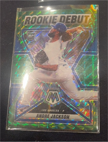 2022 Panini Mosaic #RD-20 Andre Jackson Rookie Debut — front
