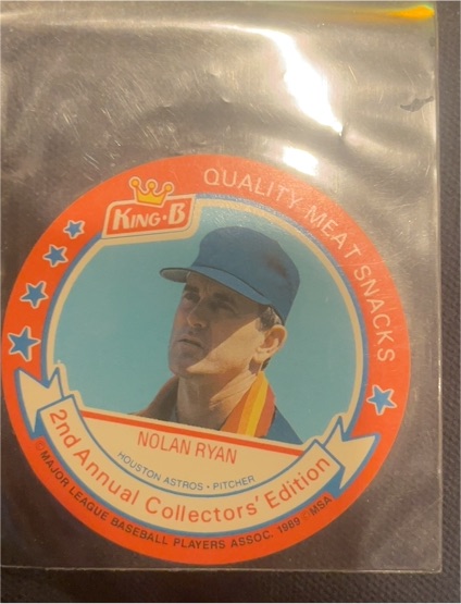 1989 King-B 2nd Annual Collectors Edition #10 Nolan Ryan — front