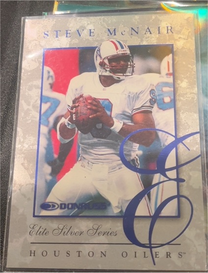 1997 Donruss Elite Silver Series #11 Steve McNair — front