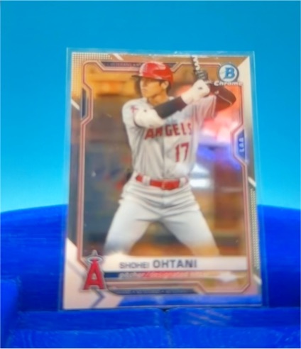 2021 Bowman Chrome #27 Shohei Ohtani — front
