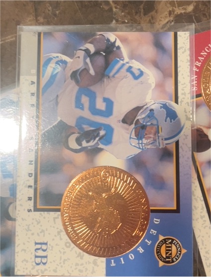1997 Pinnacle Mint Collection #18 Barry Sanders — front
